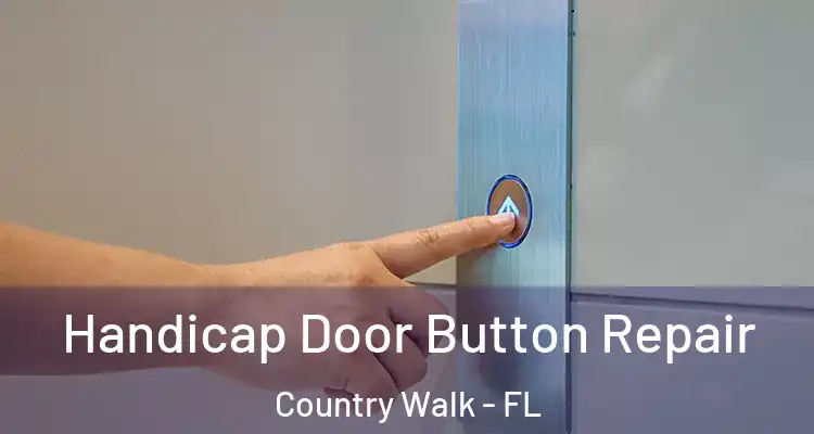 Handicap Door Button Repair Country Walk - FL