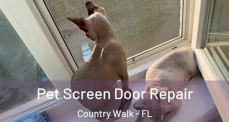 Pet Screen Door Repair Country Walk - FL