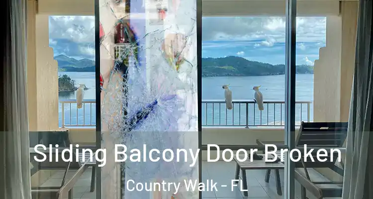 Sliding Balcony Door Broken Country Walk - FL